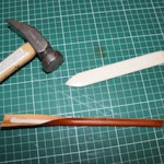 Leather binding strip and inner core
