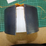 Butt Stitch - Leather wrapped around a inner core
