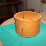 Box Stitching leather